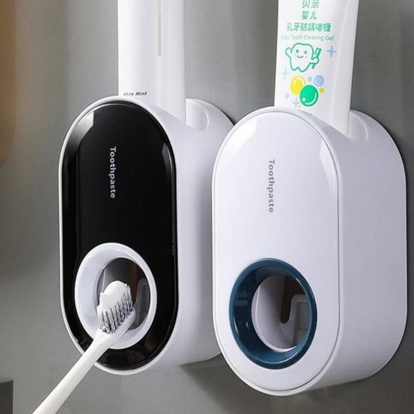 Automatic Toothpaste Dispenser Wall-Mounted and Toothpaste Rack Free/Punch Free - Picture 4 of 10